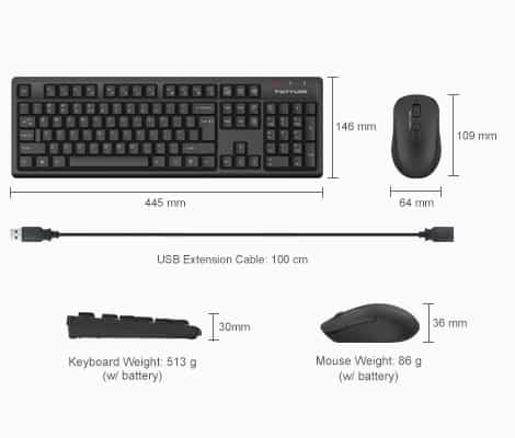 2.4G Power-Saving Wireless Desktop Set( FG1200 / FG1200S ) 1