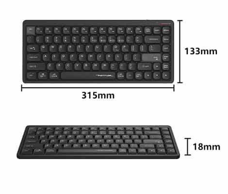 Bluetooth & 2.4G Wireless KB( FBX53C ) 1