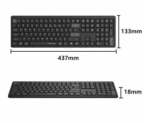 Bluetooth & 2.4G Wireless KB( FBX55C ) 1