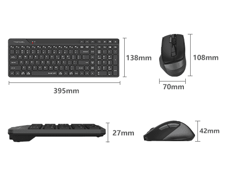 Bluetooth & 2.4G Desktop Set( FB2800C Air2 ) 1