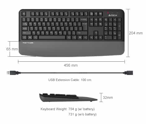 2.4G Wireless Comfort Keyboard( FGK20 ) 1