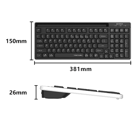 Bluetooth & 2.4G Wireless KB( FBX70C ) 1