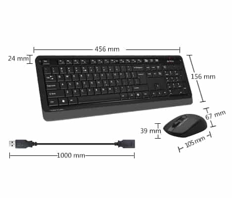 2.4G Wireless Desktop Set( FG1012 ) 1