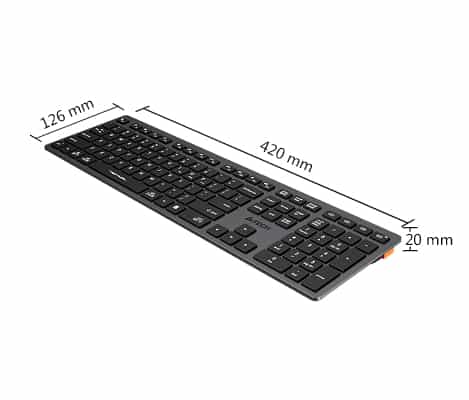 Bluetooth & 2.4G Wireless KB( FBX50C ) 1