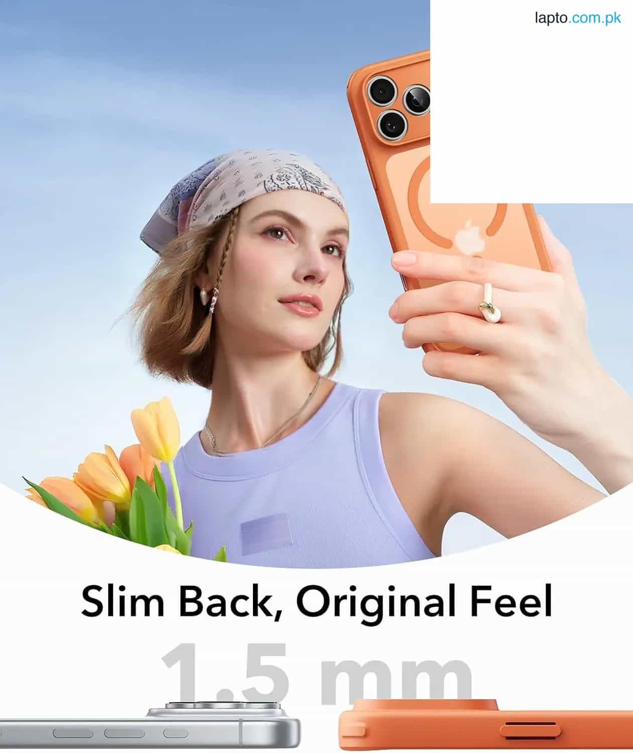 iPhone 17 Pro Max ESR Classic Hybrid Case – Frosted Orange 3