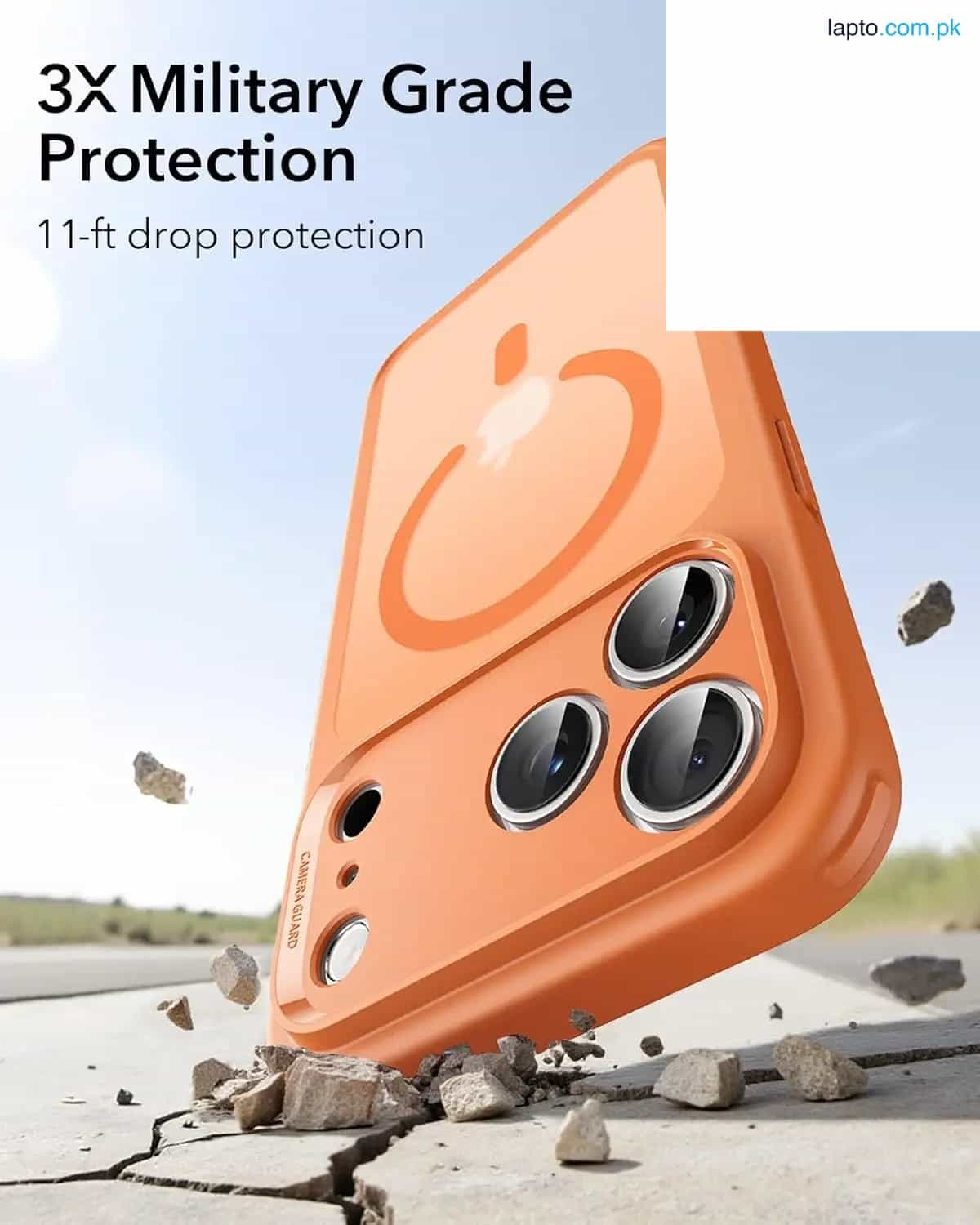 iPhone 17 Pro Max ESR Classic Hybrid Case – Frosted Orange 7