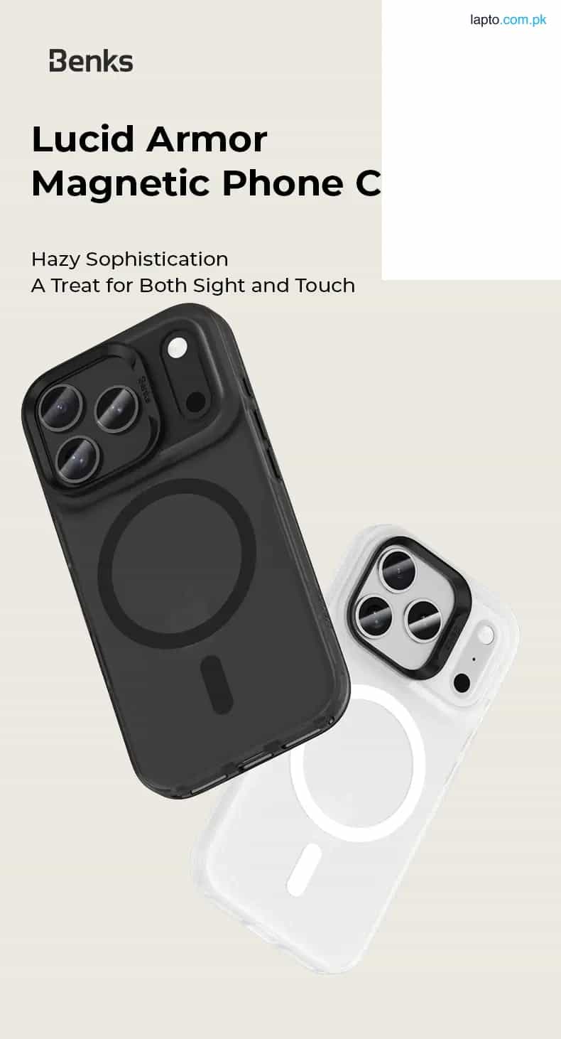 iPhone 17 Pro Max Benks Lucid Armor Magnetic Case – 6948005919948 – White 4