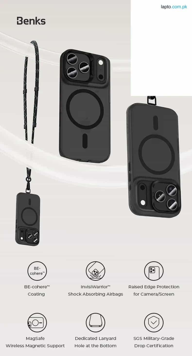 iPhone 17 Pro Max Benks Lucid Armor Magnetic Case – 6948005919948 – White 7