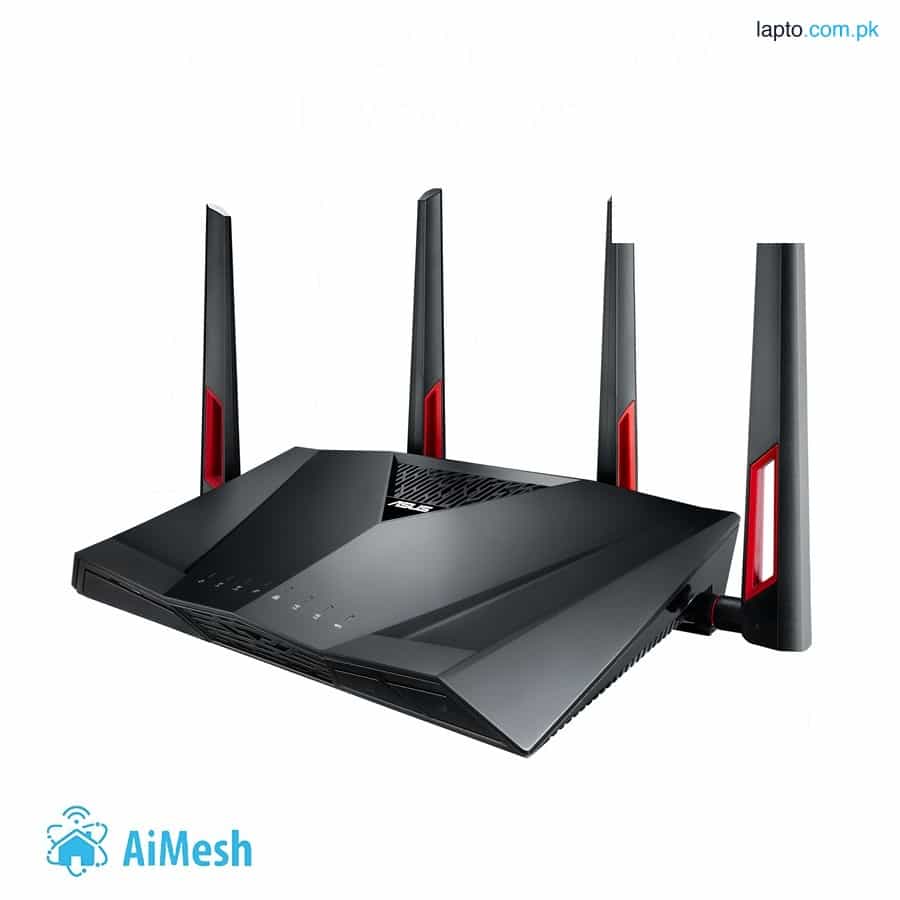 ASUS RT-AC88U Dual-band Wireless-AC3100 Gigabit Gaming Router with WTFast Game Accelerator 1