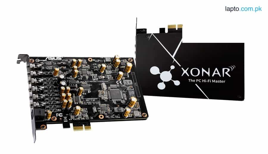 ASUS XONAR AE 7.1 110dB SNR PCIe Gaming Sound Card with 150ohm Headphone AMP 1