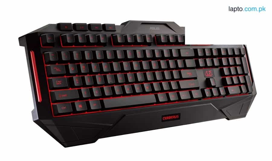 ASUS CERBERUS RED/BLUE LED BACKLIT USB GAMING KEYBOARD 1