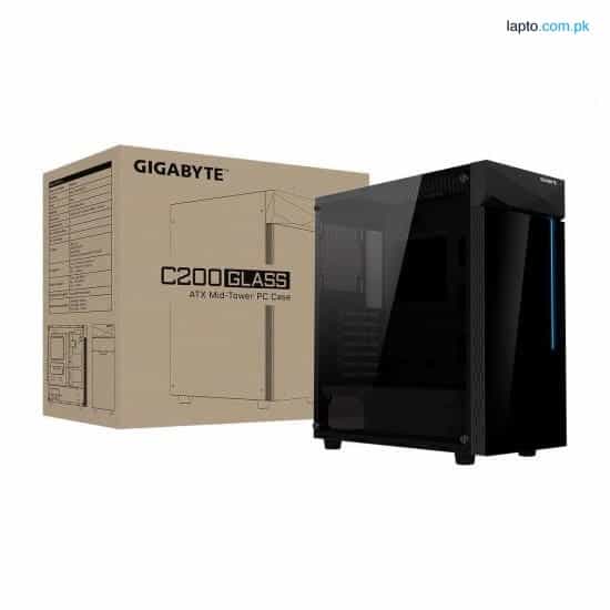 GIGABYTE AORUS C300 RGB MID TOWER TEMPERED GLASS (GP-AC300G) 2