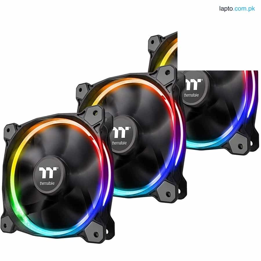 Thermaltake Riing 12 LED RGB Radiator Fan Sync Edition (3-Fan Pack) CL-F071-PL12SW-A 1