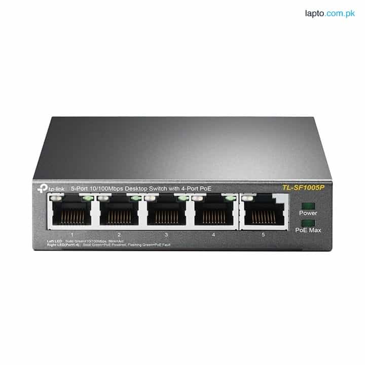 TP-Link TL-SF1005P 5-Port 10/100Mbps Desktop Switch with 4-Port PoE 1