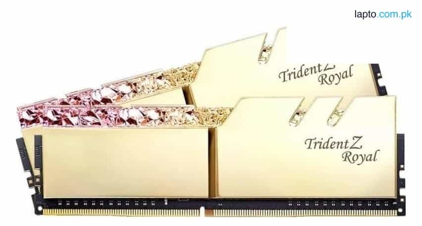 G.SKILL Trident Z Royal Series Gold 16GB (8GBx2) RGB DDR4 3600MHz Desktop Memory 1