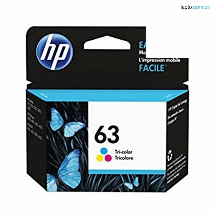 HP 63 Tri-color Original Ink Cartridge 1