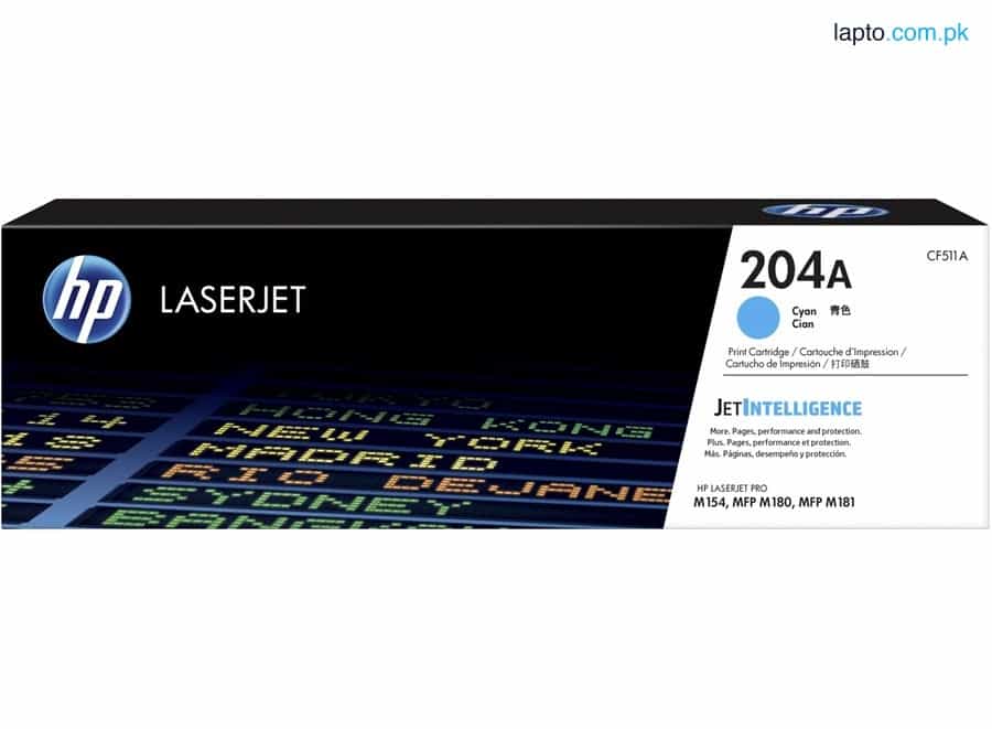 HP 204A Cyan Original LaserJet Toner Cartridge (CF511A) 1