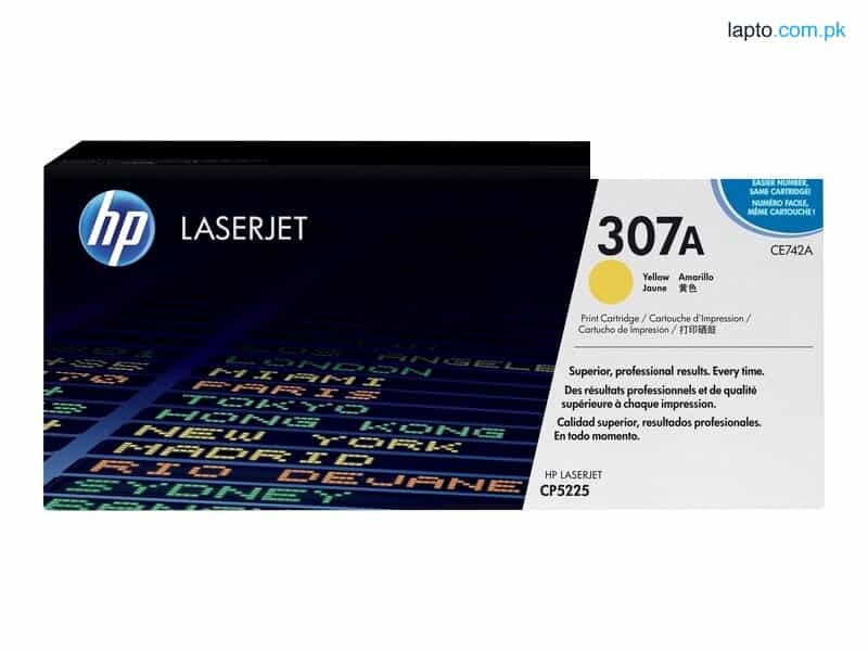 HP 307A Yellow Original LaserJet Toner Cartridge (CE742A) 1