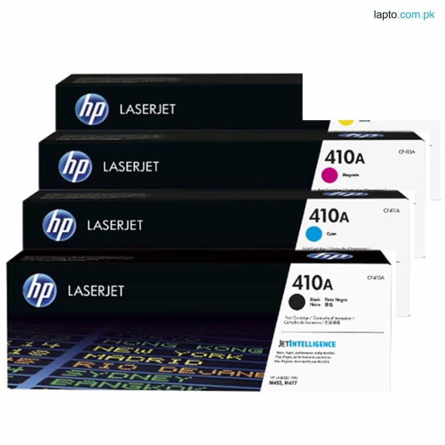 HP Complete HP Color Toner Set - 410A, Black, Cyan, Yellow & Magenta 1