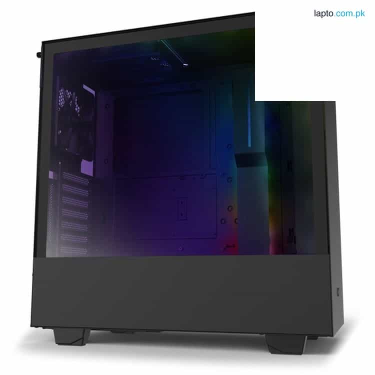 NZXT H510i Compact Mid-Tower Case with Lighting and Fan Control (Matte Black) 1