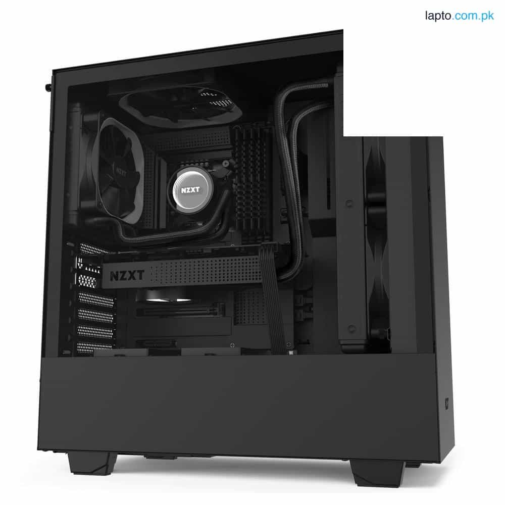 NZXT H510i Compact Mid-Tower Case with Lighting and Fan Control (Matte White) 5
