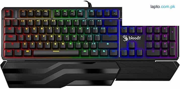 Bloody B975-Light Strike RGB Animation Mechanical Gaming Keyboard - Orange Libra Switch 1
