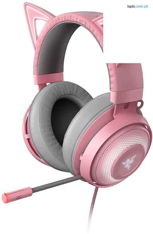Razer Kraken Kitty Gaming Headset with Chroma - Quartz Pink 1