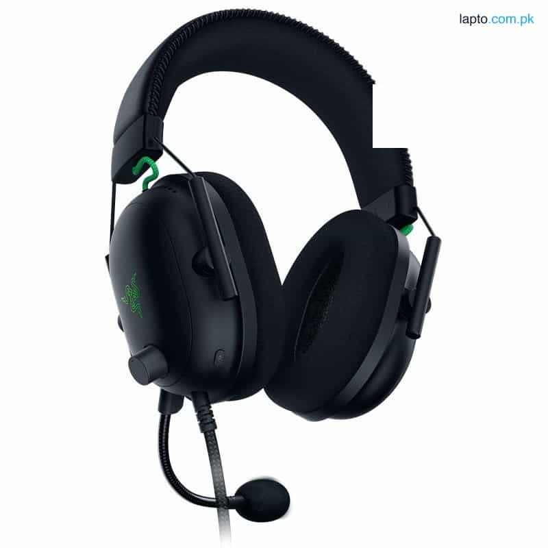 Razer BlackShark V2 X Multi-Platform Wired E-Sports Gaming Headset Black - White - Green 3