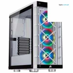 Corsair iCUE 465X RGB Mid-Tower ATX Smart Case — White CC-9011189-WW 1