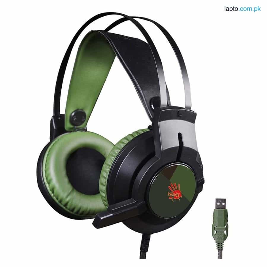 Bloody J437 Glare Virtual 7.1 Gaming Headset (Army Green) 1