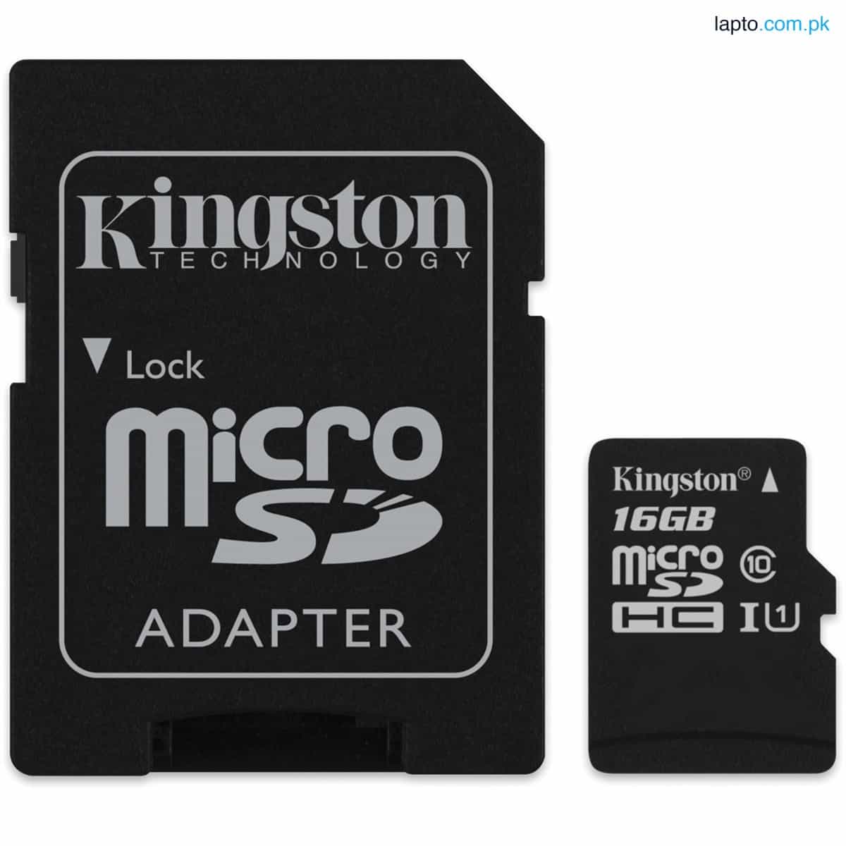 Kingston microSD 16GB Class 10 Memory Card 1