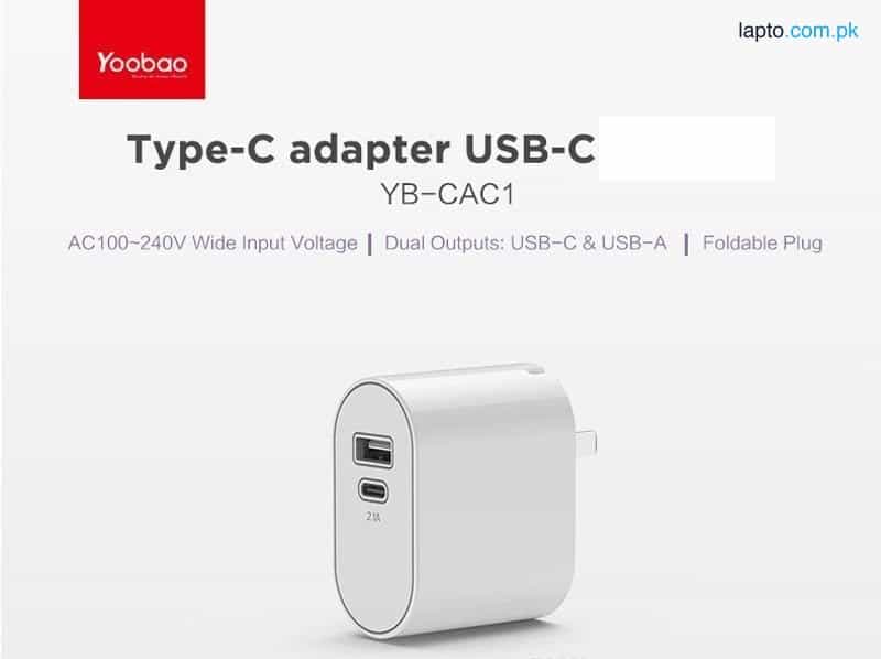 Yoobao Type-C Adapter USB-C+USB-A 1