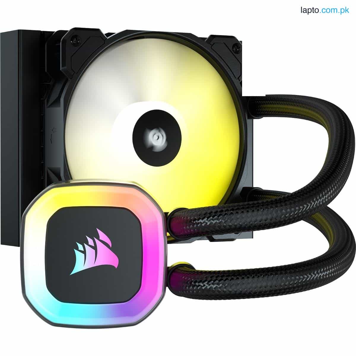 CORSAIR H55 RGB 120mm Liquid CPU Cooler - CORSAIR SP120 RGB ELITE PWM fan - CW-9060052-WW 1