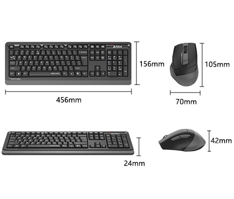 2.4G QuietKey Desktop Set( FGS1035Q )