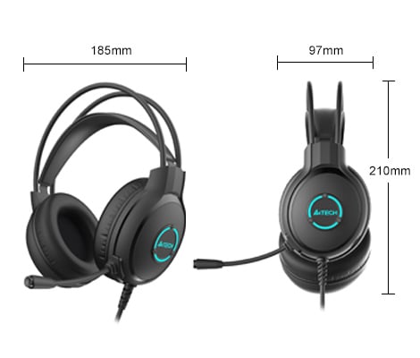 Neon Illuminate USB Stereo Headset( FH300U )