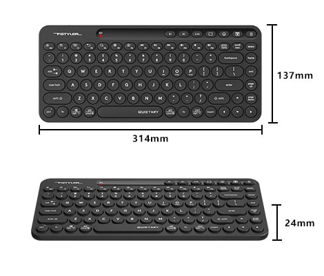 Bluetooth & 2.4G Wireless KB( FBK36C AS )