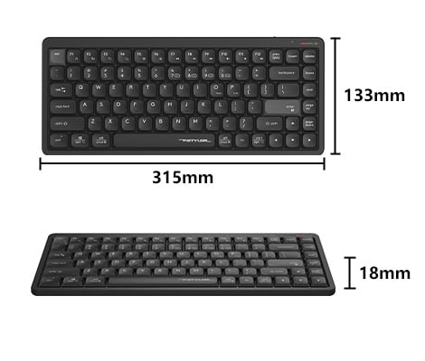 Bluetooth & 2.4G Wireless KB( FBX53C )