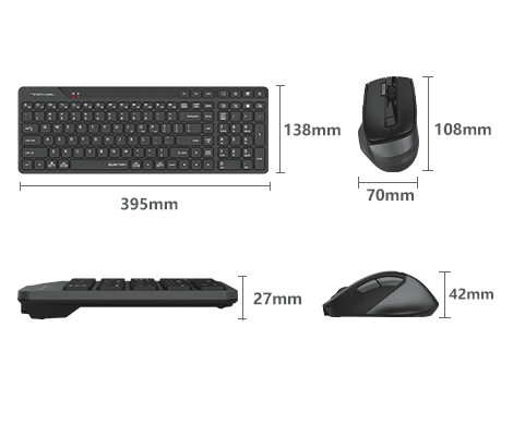 Bluetooth & 2.4G Desktop Set( FB2800C Air2 )