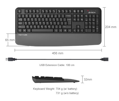 2.4G Wireless Comfort Keyboard( FGK20 )