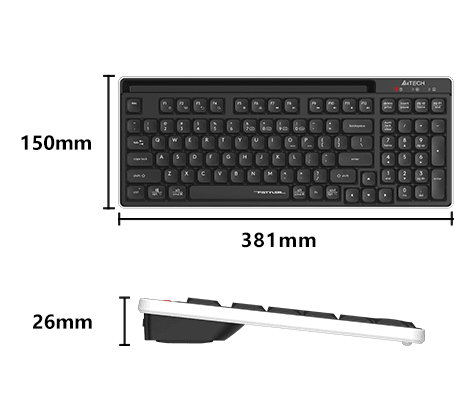 Bluetooth & 2.4G Wireless KB( FBX70C )