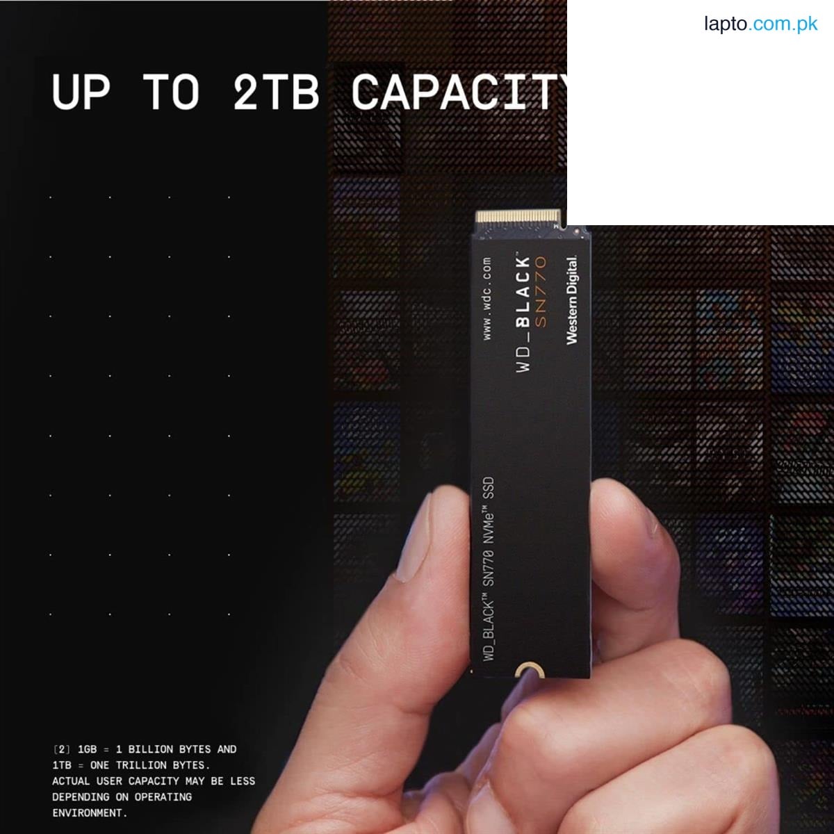 WD_BLACK 1TB SN770 NVMe Internal Gaming SSD Solid State Drive - Gen4 PCIe, M.2 2280, Up to 5,150 MB/s - WDS100T3X0E