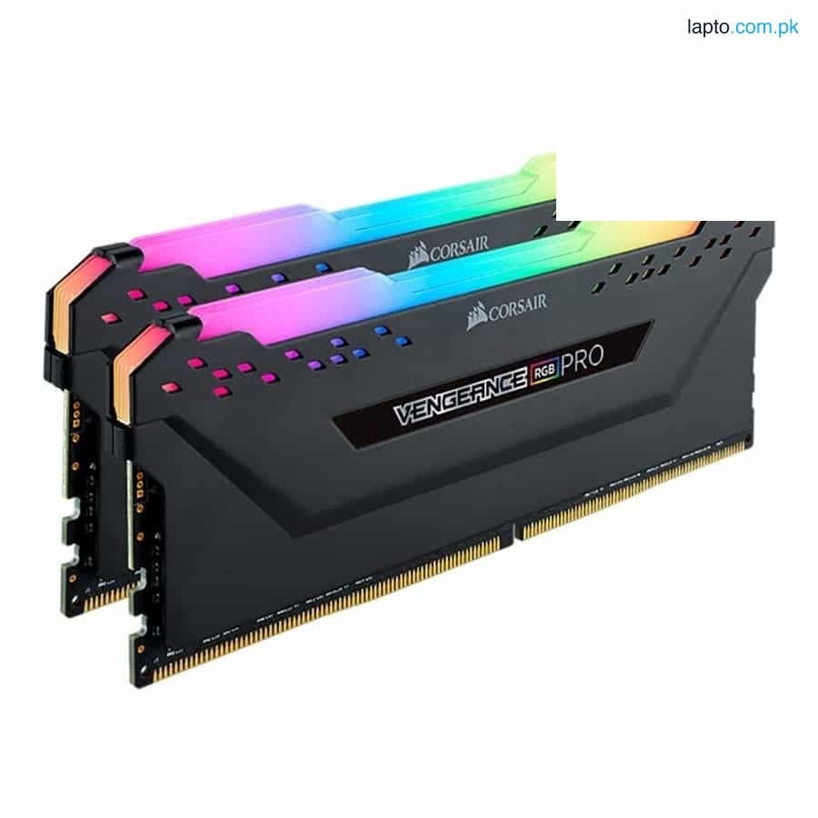Corsair VENGEANCE® RGB PRO 16GB (2 x 8GB) DDR4 DRAM 3600MHz C18 Memory Kit — Black