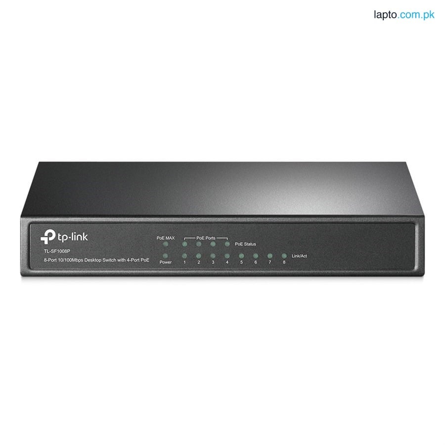 TP-Link TL-SF1008P 8-Port 10/100Mbps Desktop Switch with 4-Port PoE