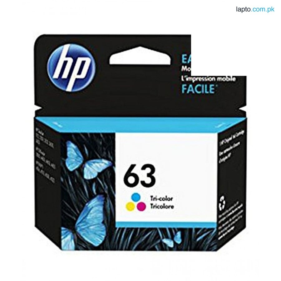 HP 63 Tri-color Original Ink Cartridge