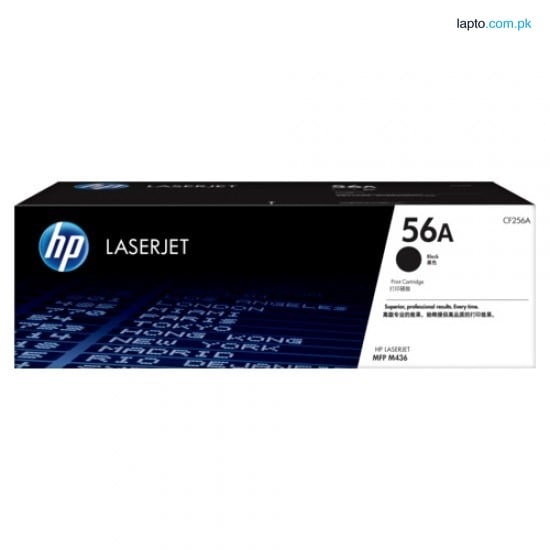 HP 56A Black Original LaserJet Toner Cartridge CF256A