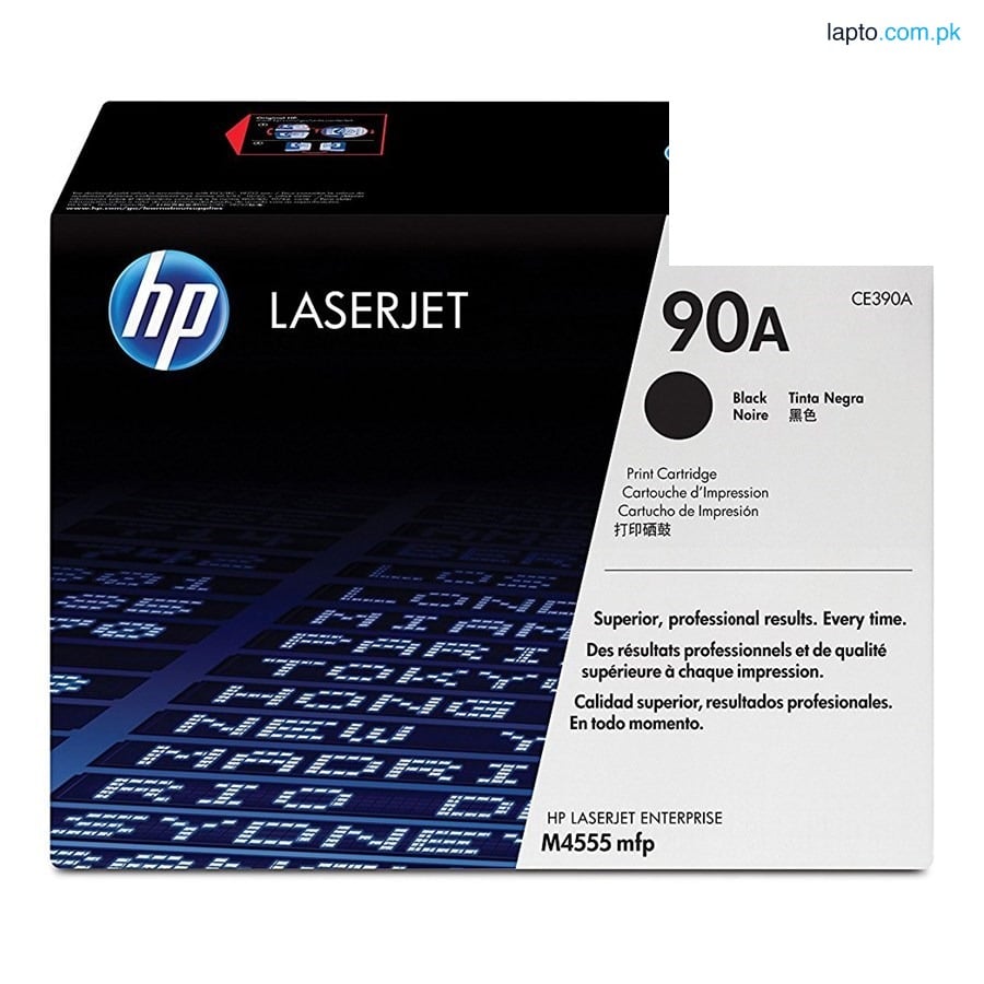 HP 90A Black Original LaserJet Toner Cartridge (CE390A)
