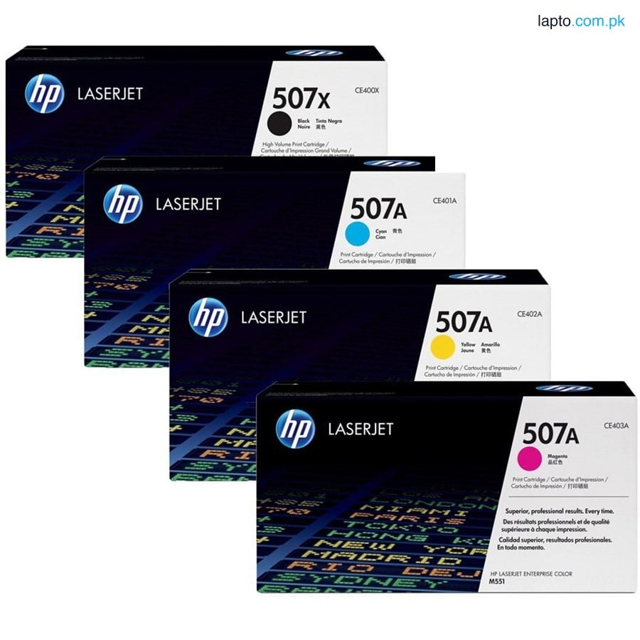 HP 507A, Original Toner Cartridge Set