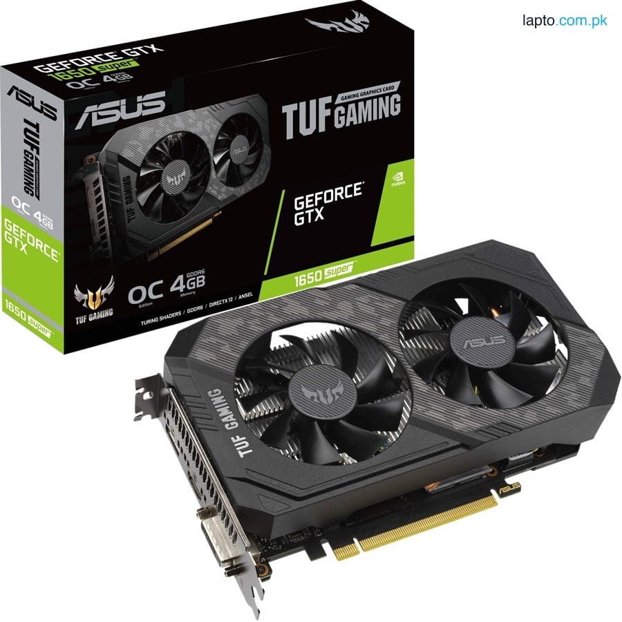 ASUS TUF GeForce GTX 1650 SUPER OC Edition 4GB GDDR6 Graphics Card