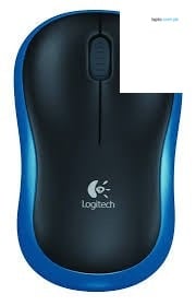 Logitech M185 Wireless Mouse - Blue
