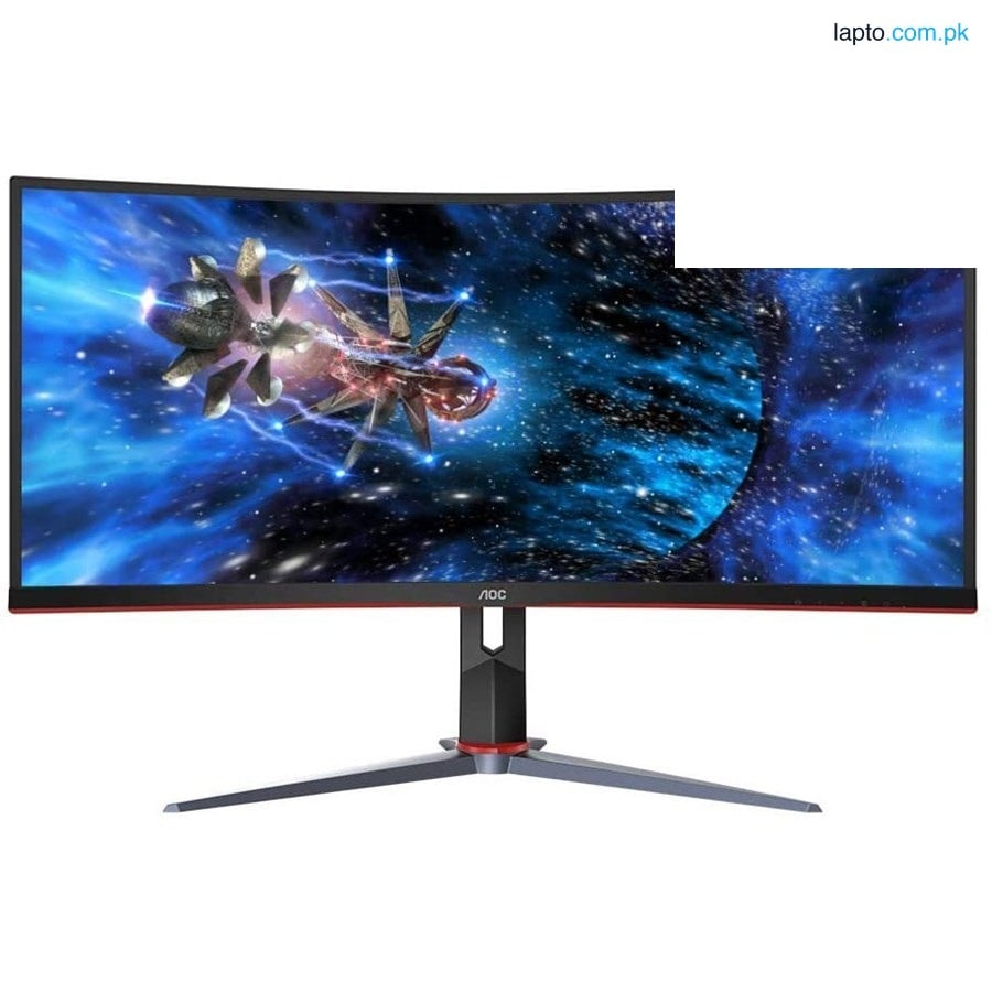 AOC CU34G2X 34 Curved Frameless Gaming Monitor QHD VA Panel 1ms 144Hz Freesync